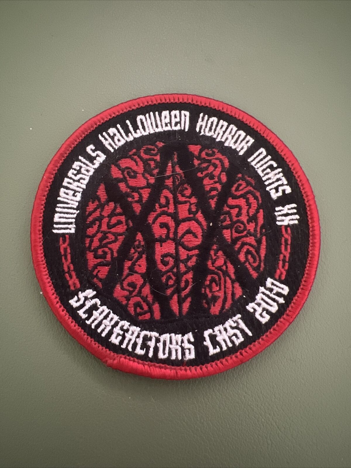Universal Studios Halloween Horror Nights Scareactor Alumni Patch Cast Crew Only