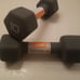 2-10 pound dumbbells