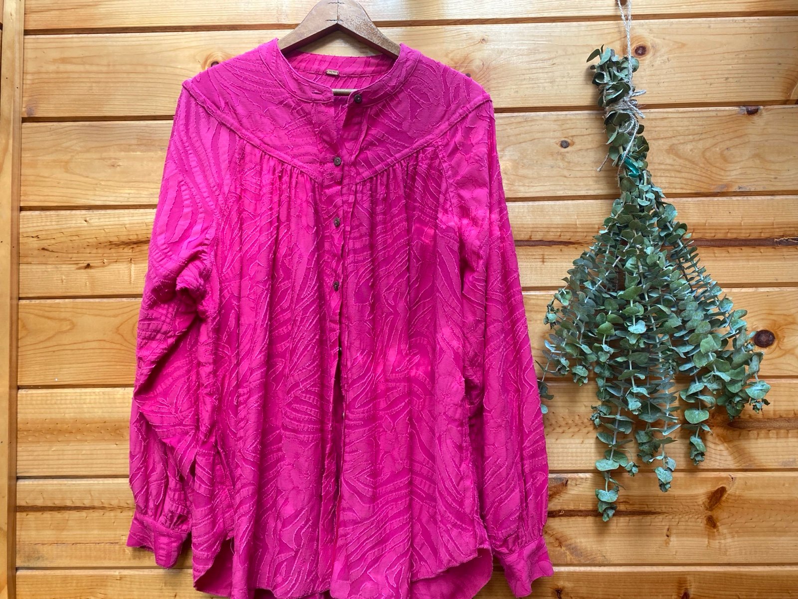 Free people magenta can’t stop dreaming tunic SM