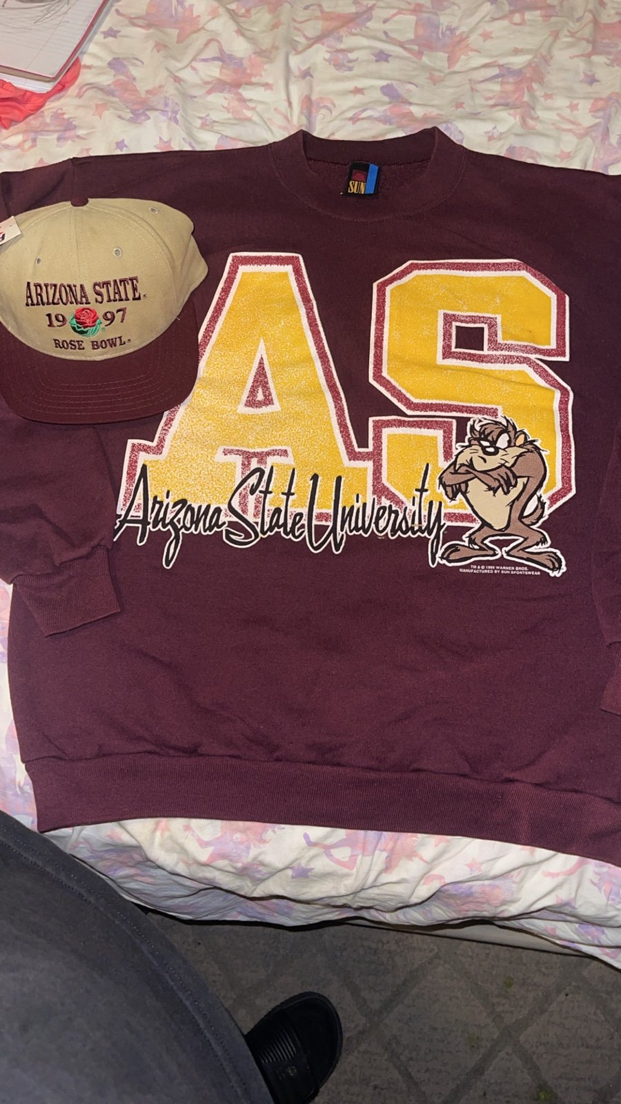 Vintage ASU taz sweater