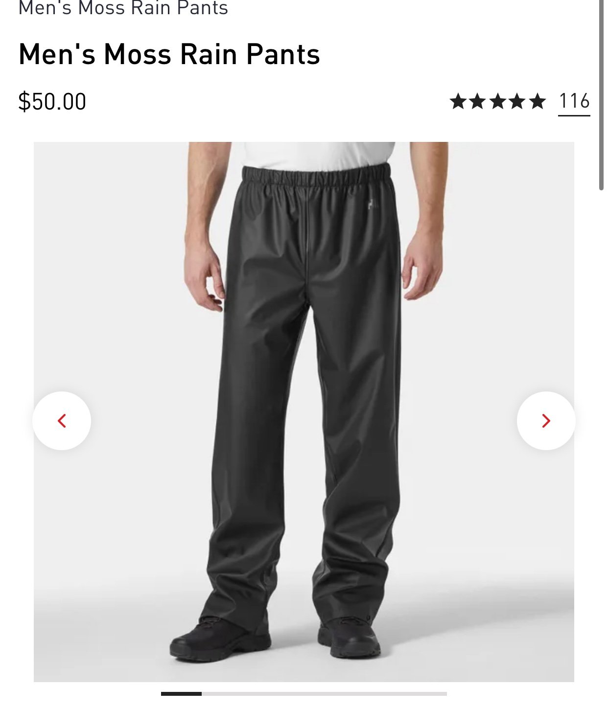 Helly Hansen Men's Moss Rain Pants
