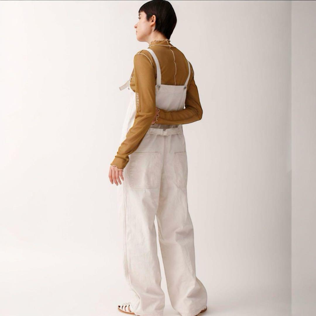 JOHNBULL Soft Moleskin Tube Salopette Ivory