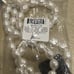 8-9 Mm White Freshwater Peal Rhodium Over Sterling Silver Necklace- new with tag
