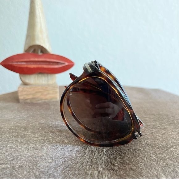 Carrera Folding Aviator Tortoise Shell Gradient Sunglasses