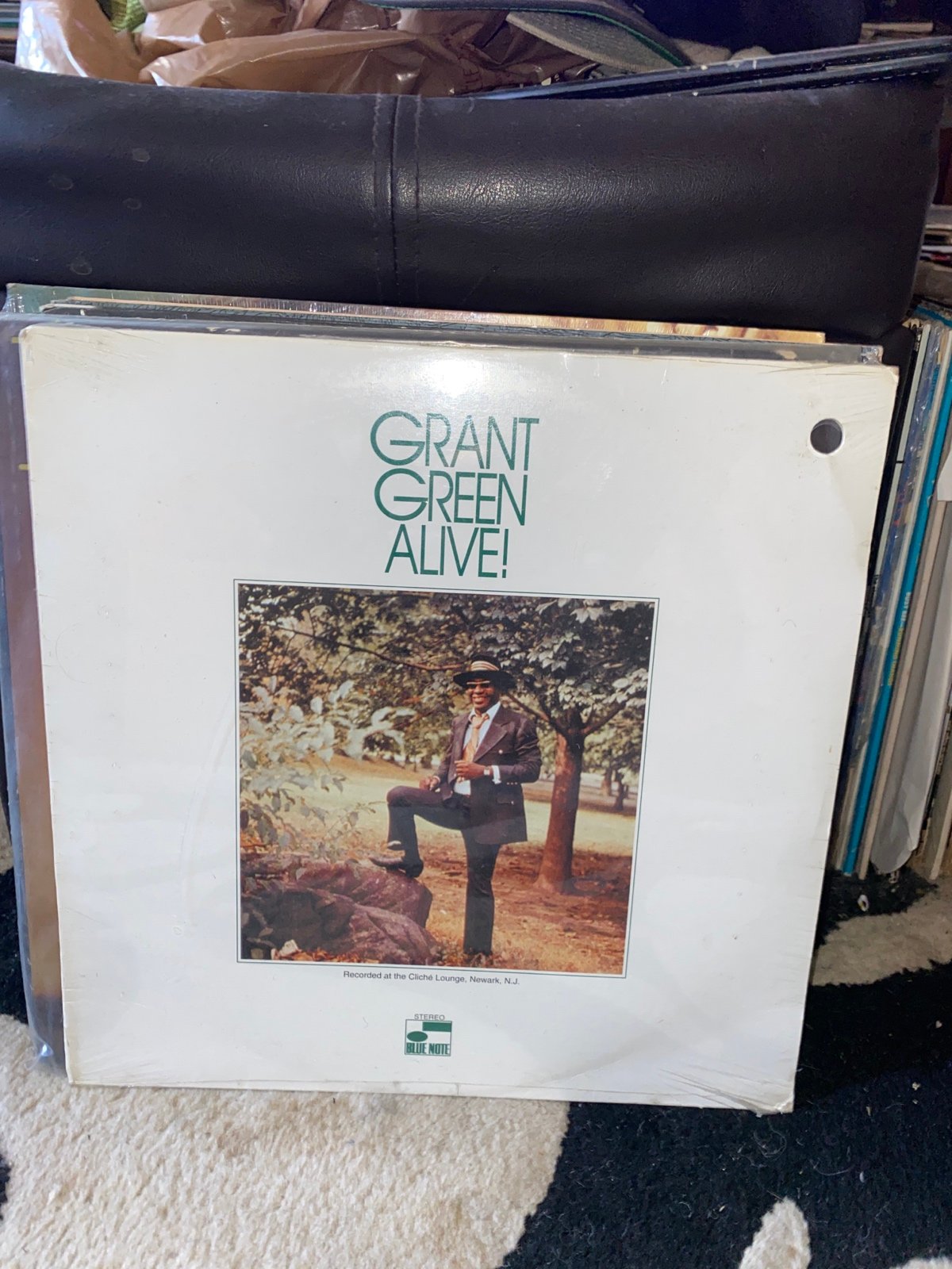 Grant green alive lp sealed new Jacket is : vg+ Promo hole