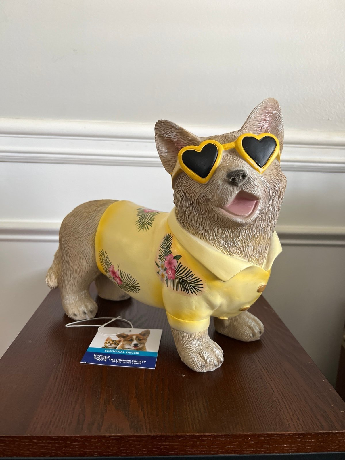 Corgi Garden Statue