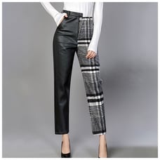 Annla Cashmere Vegan Leather Pants