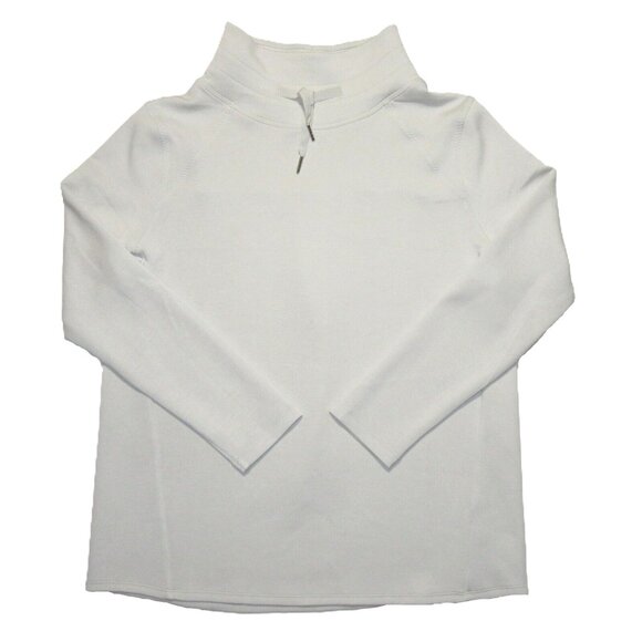 NWT Spanx AirEssentials Spacer Long Pullover in White Cloud Got-Ya-Covered Top L