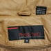 Vintage Phase Two Leather Hooded Trenchcoat Tan M