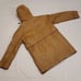 Vintage Phase Two Leather Hooded Trenchcoat Tan M