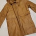 Vintage Phase Two Leather Hooded Trenchcoat Tan M