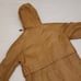 Vintage Phase Two Leather Hooded Trenchcoat Tan M