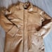 Vintage Phase Two Leather Hooded Trenchcoat Tan M