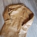 Vintage Phase Two Leather Hooded Trenchcoat Tan M