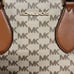 Michael Kors Coated Canvas Leather Duffle