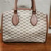 Michael Kors Coated Canvas Leather Duffle