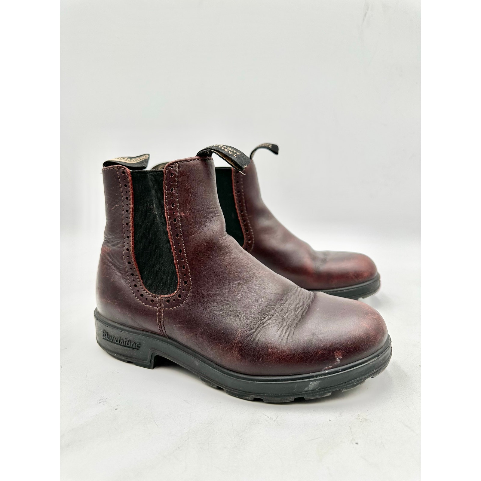Blundstone Classic Red Leather Pull-On Chelsea Boots Women's Size 7