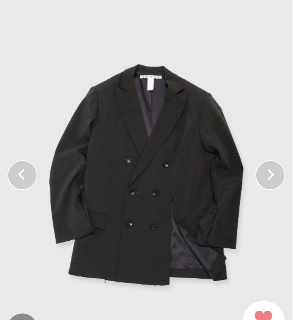JOSE MOON Wool Double Jacket Gray