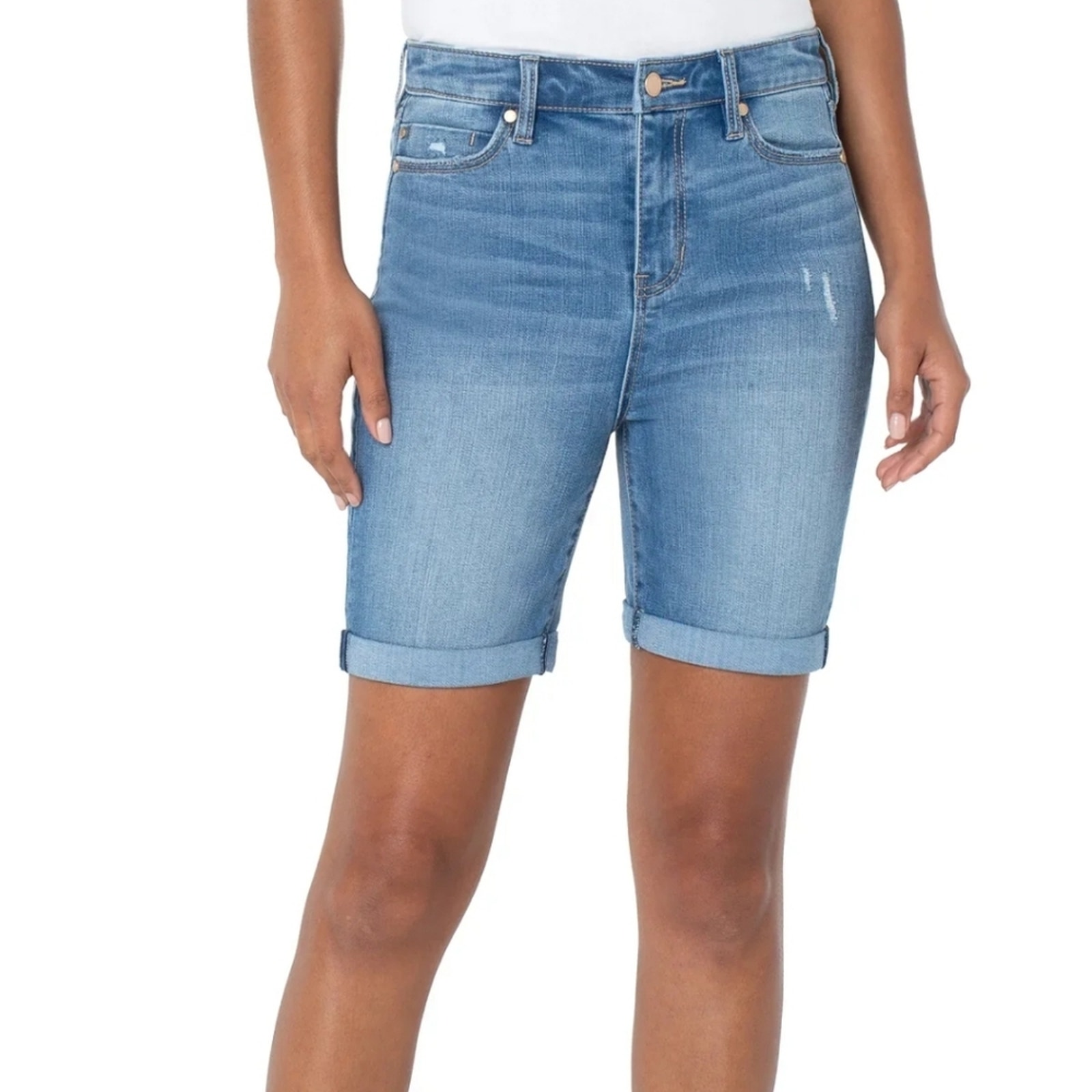 NWT Liverpool Jeans Los Angeles Kristy Hi-Rise Denim Jean Short