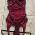 maroon formal prom dress size 12