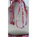 Hyacinth House Fuschia Brushstrokes Aurora Halter Neck Midi Dress Womens Large