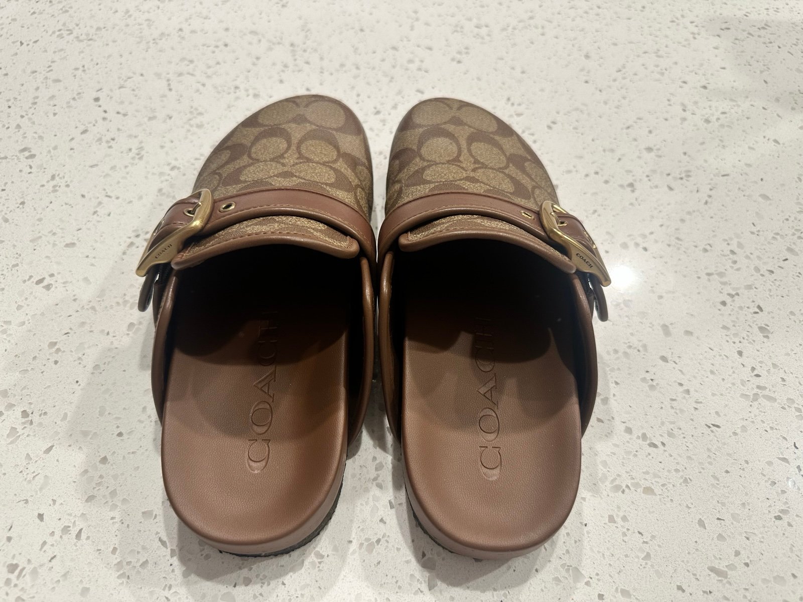 Coach Clog Sandal In Signature Canvas