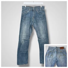G-Star Raw Denim Mens A Crotch Straight Leg Jeans Vintage Wash Medium Blue 32x34