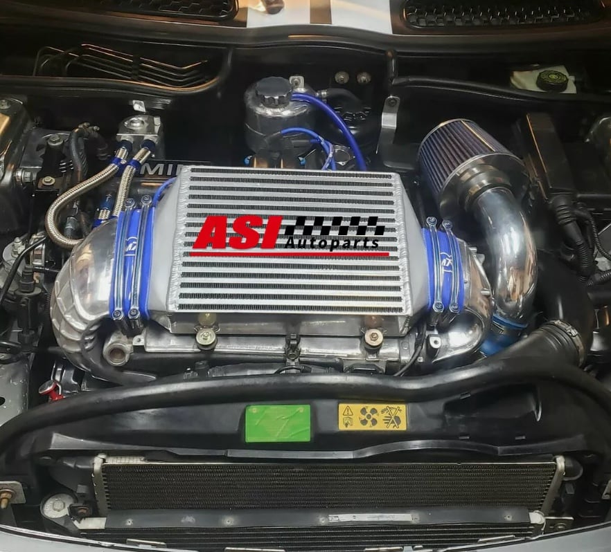 SUPERCHARGER TOP MOUNT INTERCOOLER Fit 02-08 05,06 MINI COOPER S R53/R52 1.6L