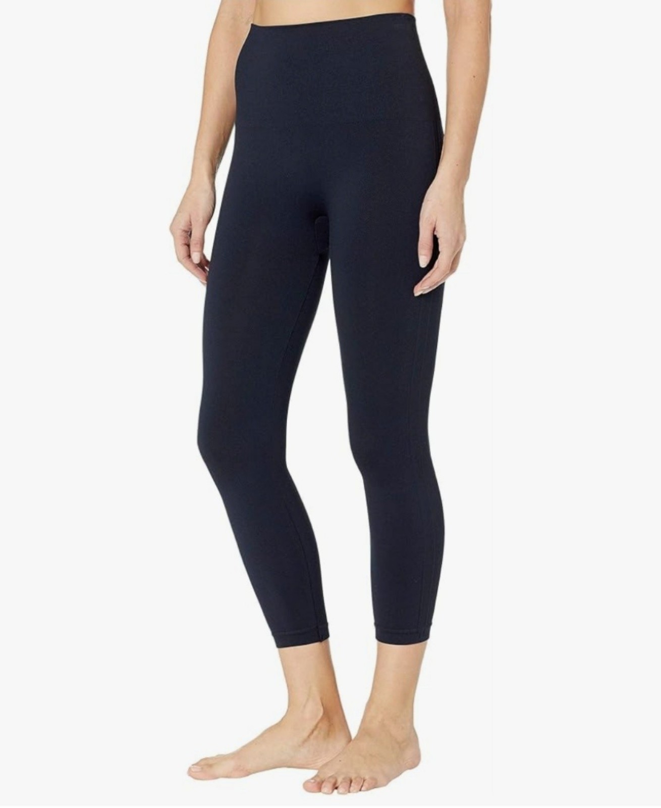 SPANX Seamless Cropped Leggings for Women's large Tummy Control.