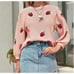 Zara Strawberry knit sweater
