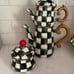 Vintage Mackenzie Childs Courtly Check Enamelware Stackable Set **READ DESCRIP**