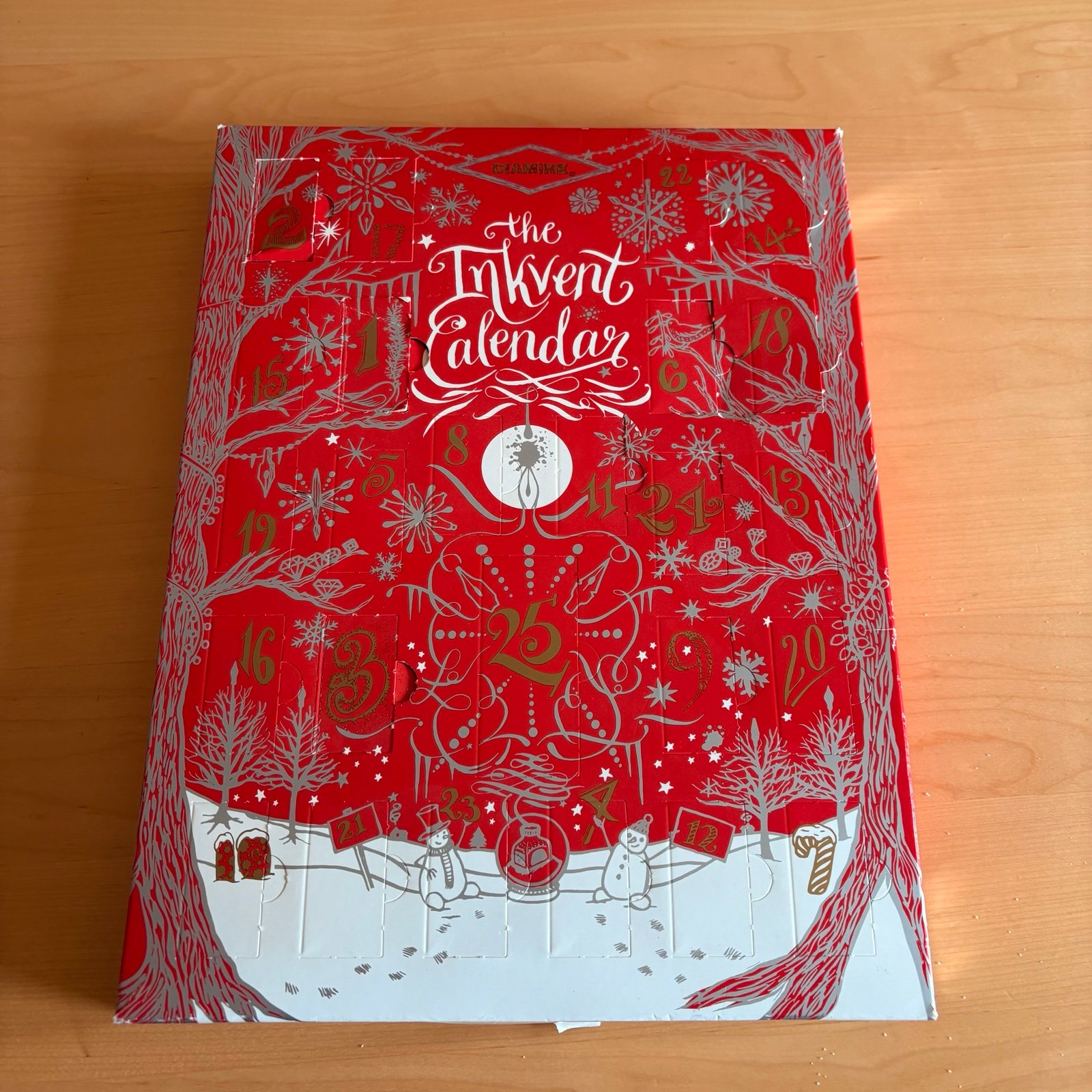 Limited sold out Diamine Ink Advent Calendar 2021 unused fountain pen ink