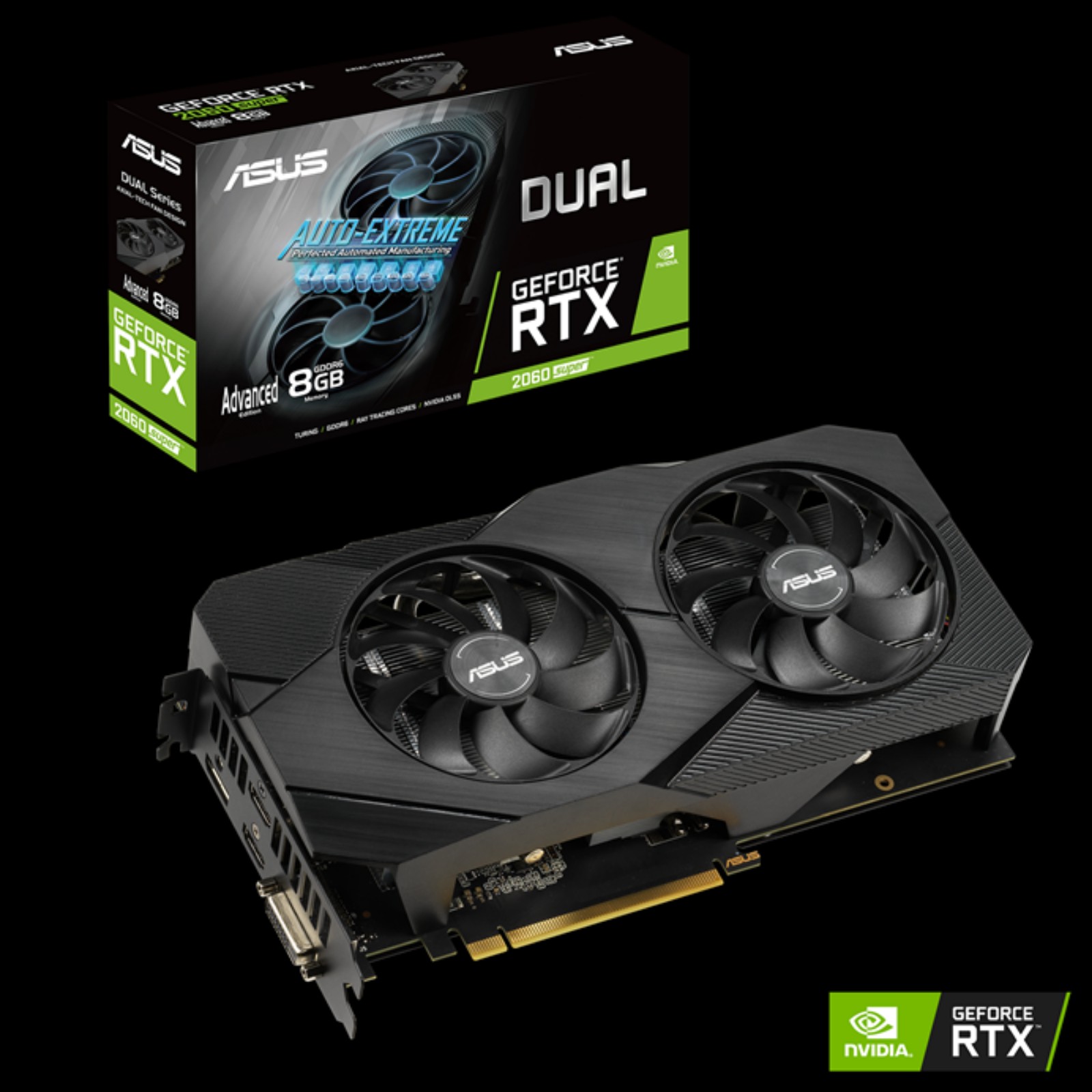 ASUS Dual Nvidia RTX 2060 Super Evo V2 OC 8GB