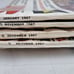 4 x 1967 Sport Magazines Bart Starr Johnny Unitas Don Meredith Joe Namath