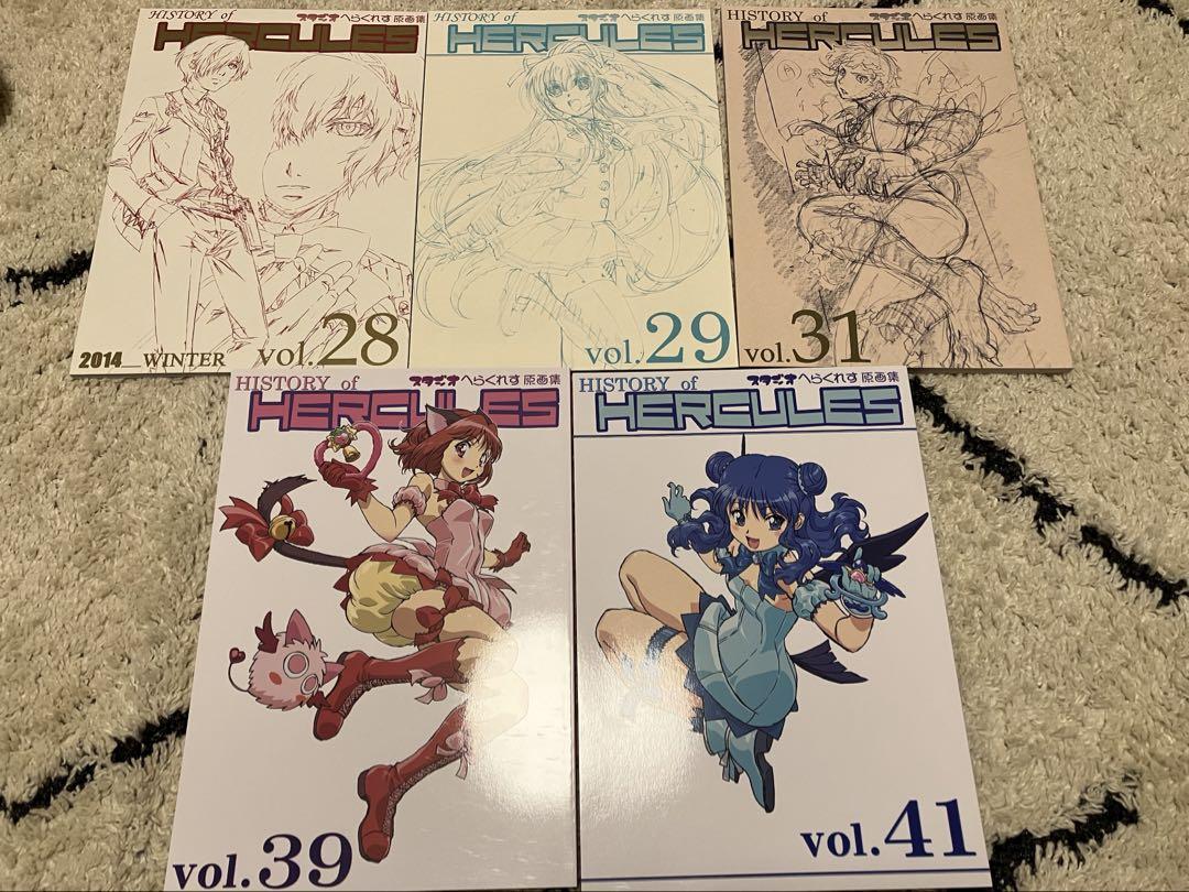 Studio Heracles Artbook Set: TEAM Imozuka Musashi Seki Bombers 5 Volumes