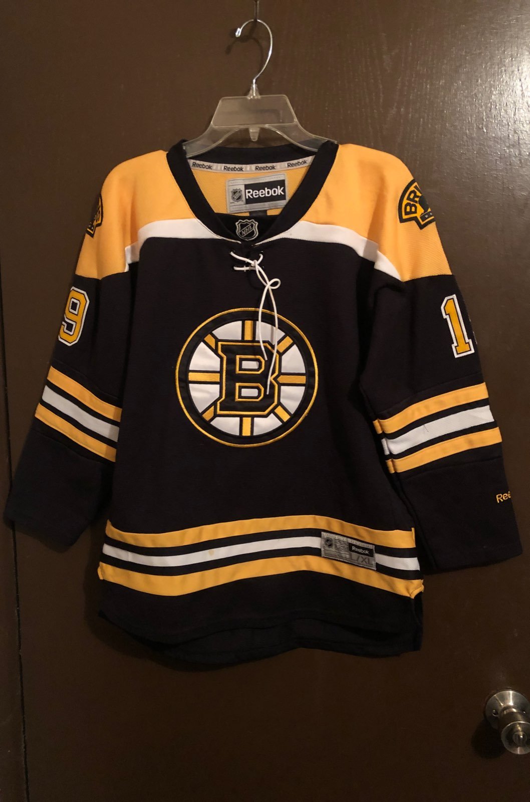 NHLRbkYouthL/XLBruins#19SequinSewnJersey