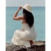 4th & Reckless Jayde Knit Maxi Summer Beach Dress Size M Beige Swim Cover Up