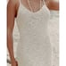 4th & Reckless Jayde Knit Maxi Summer Beach Dress Size M Beige Swim Cover Up