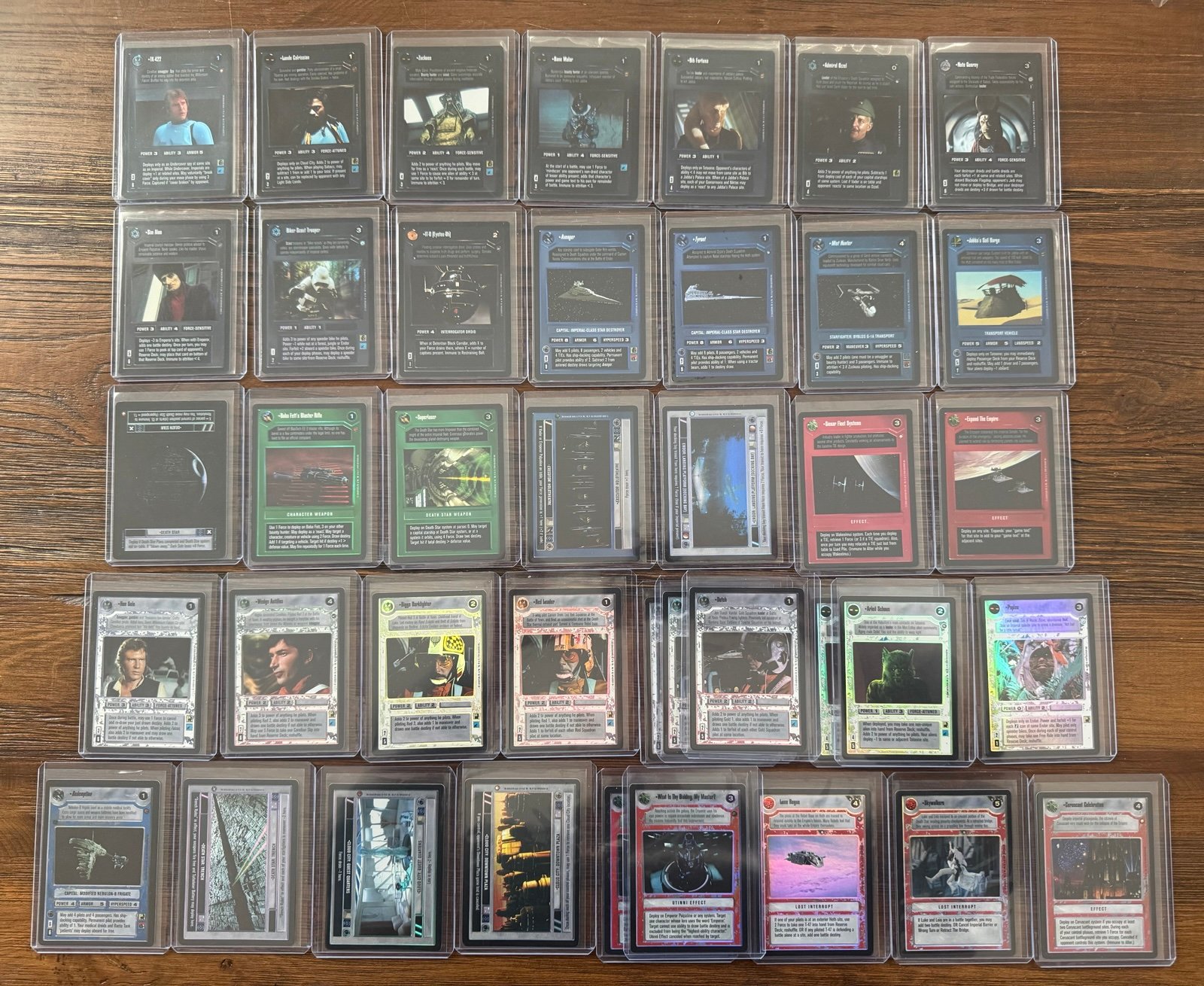 Star Wars CCG Foil Lot (40)