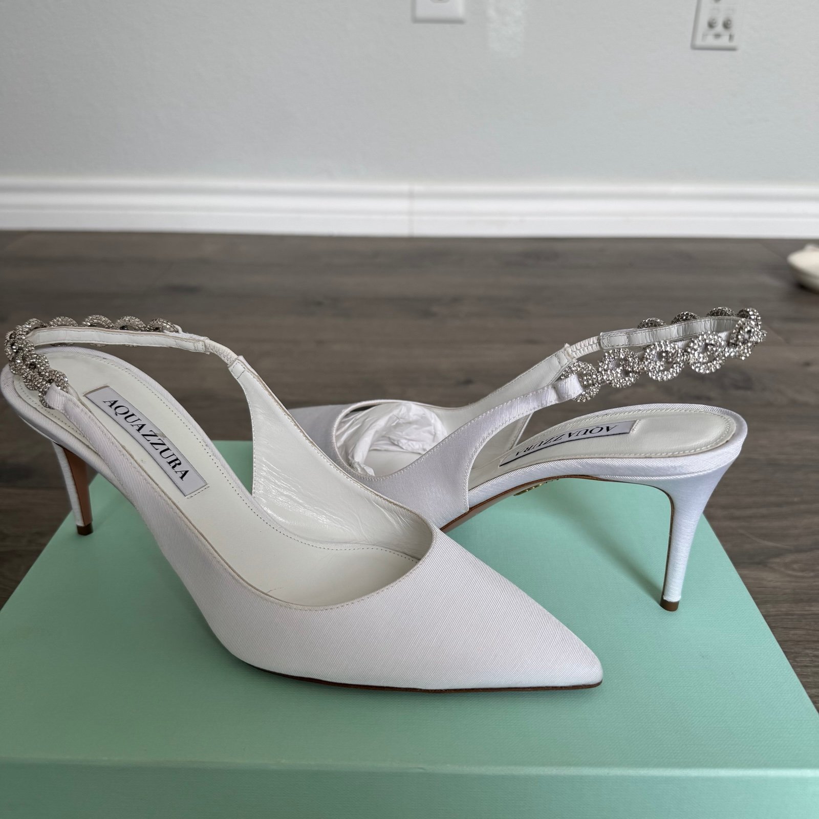 Aquazzura Love Link 75 Slingback Pump
