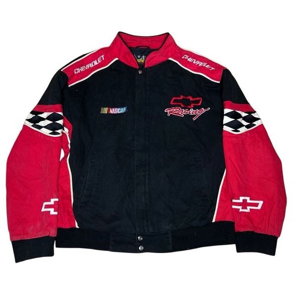 Vintage Chevy Chevrolet NASCAR Jacket Large