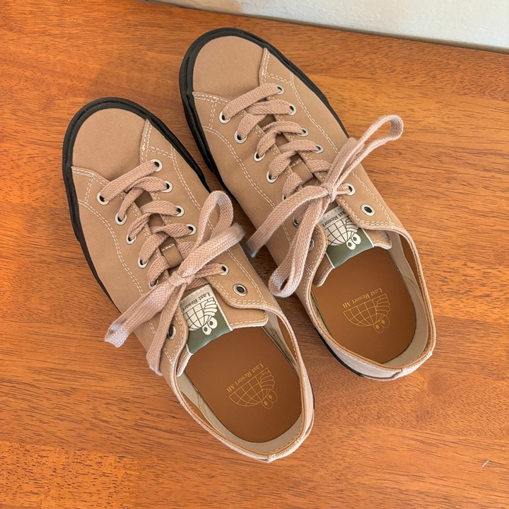 【LAST RESORT AB】 VM003 CANVAS LO [SAND/BLACK] Last Resort AB VM003 Canvas Lo - Sand/Black - 9.5M/11W