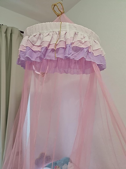 Bed Mosquito Netting Canopy Princess Round Dome Bedding Net
