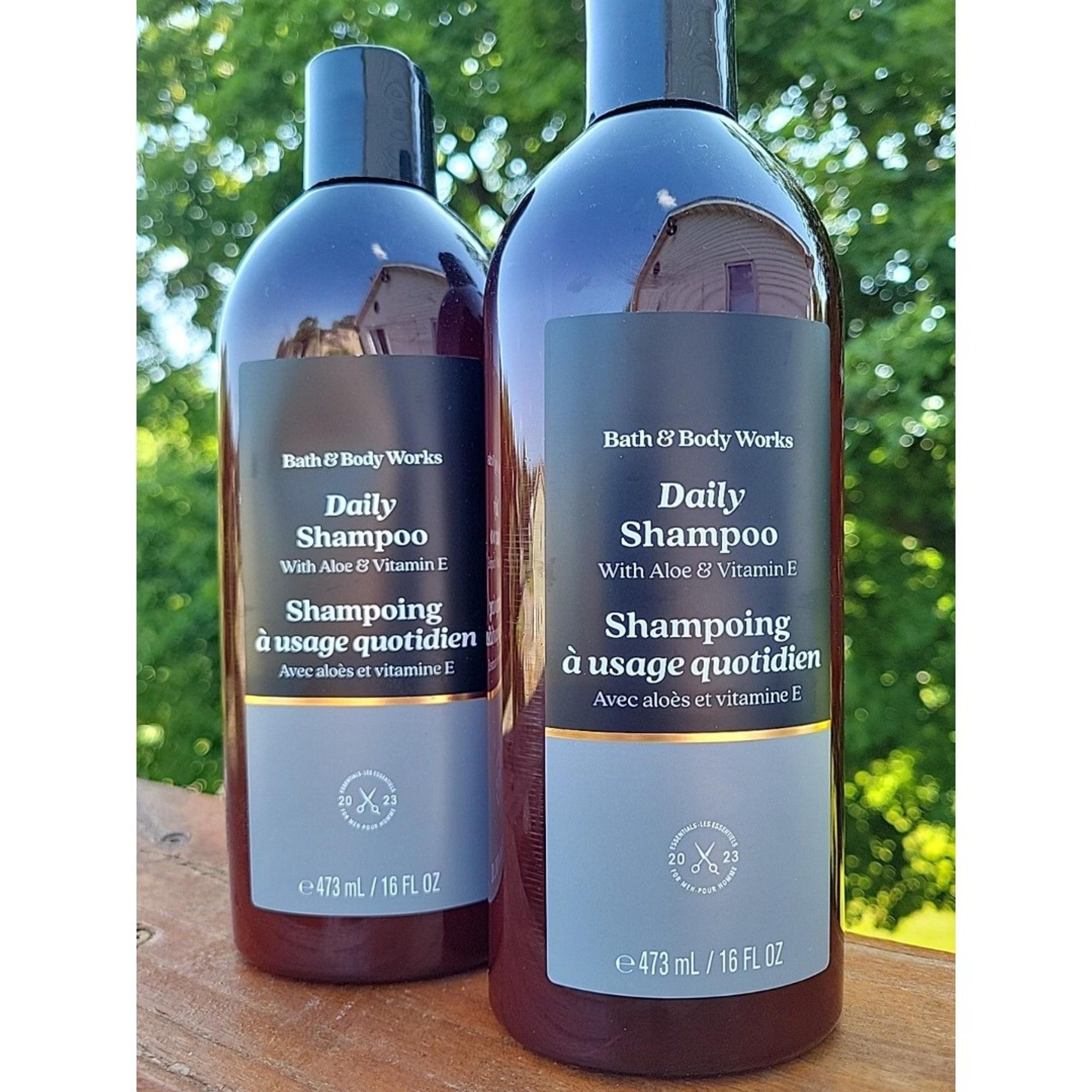 Qty (2) Bath & Body Works DAILY SHAMPOO Set 16 oz Aloe Vitamin E Lavender Sage