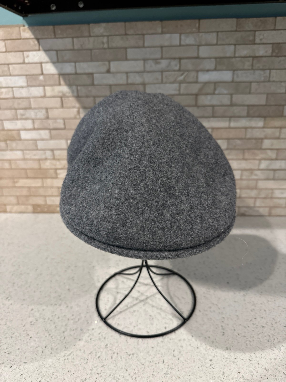 RARE grey Size XL - Kangol 504 Wool Felt Hat