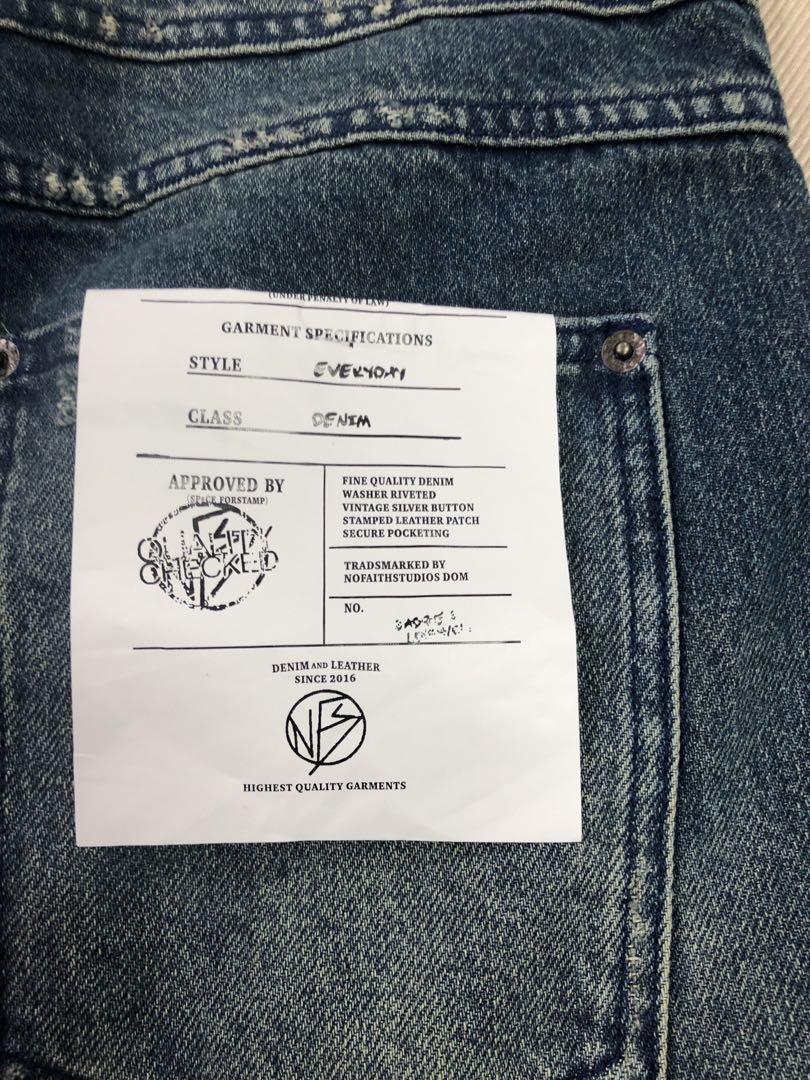 NO/FAITH STUDIOS ITALY SQUARE PATCH CUT