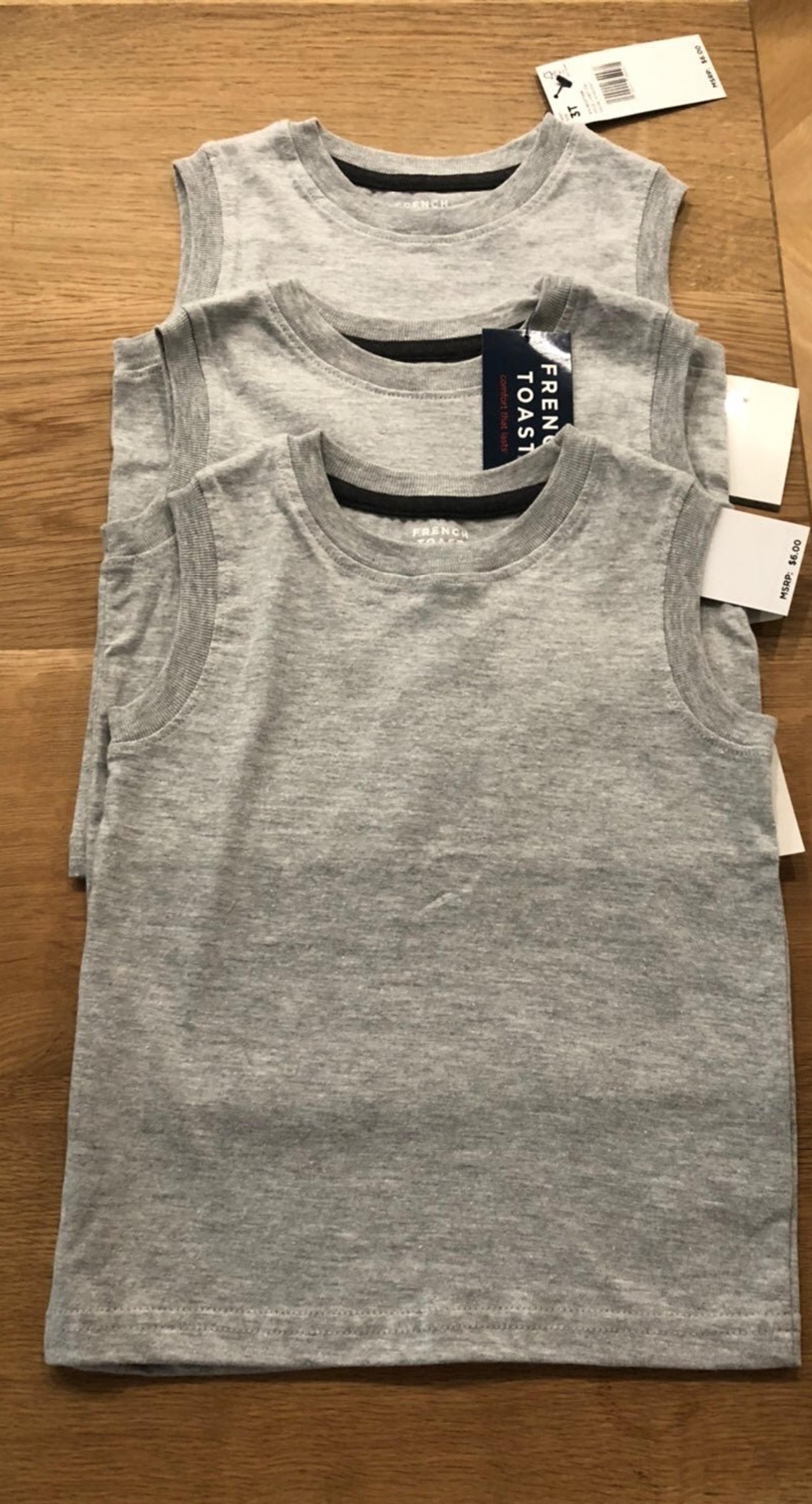 (3) Muscle Tank Boys 4T