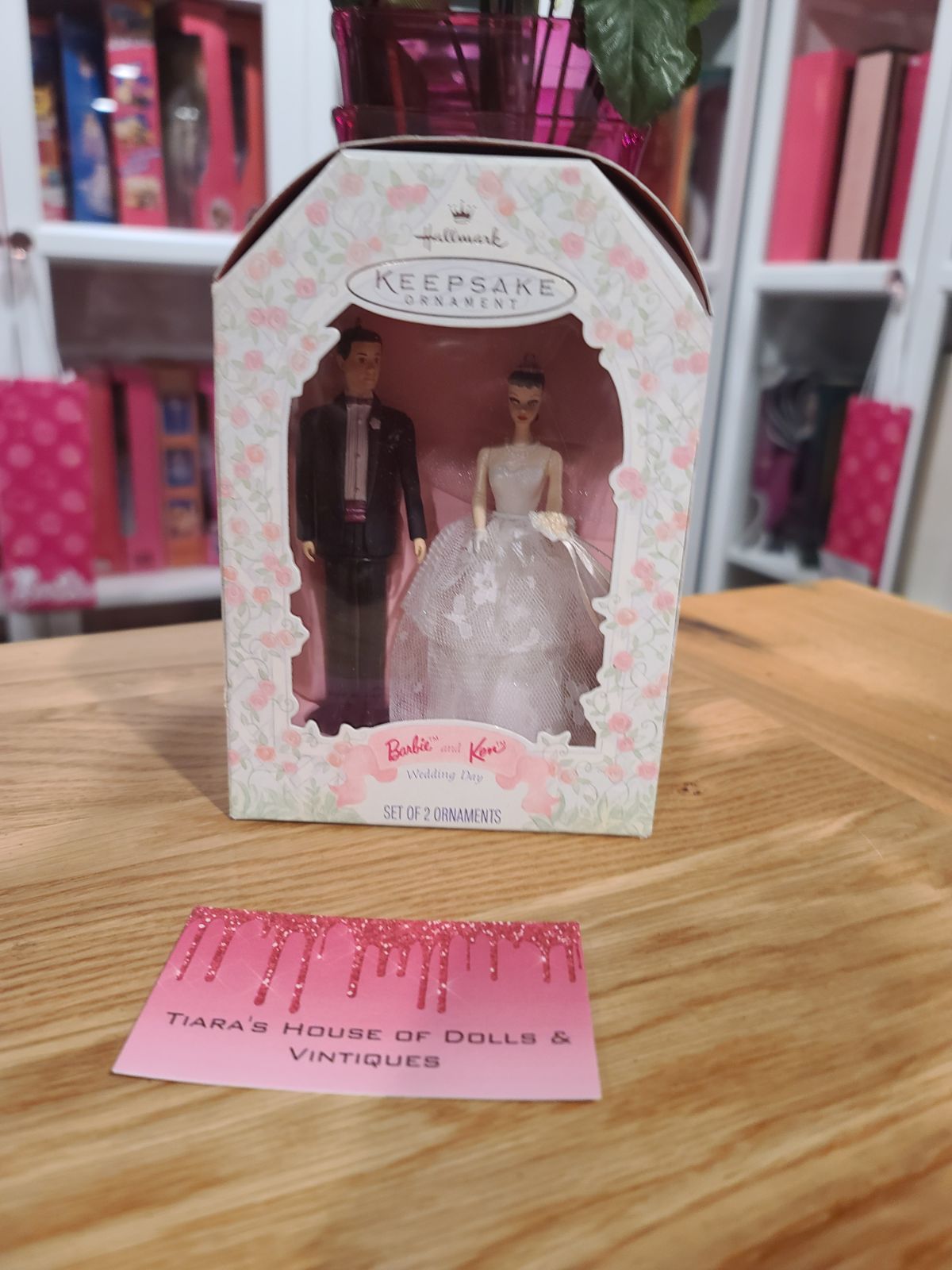 NEW! 1997 BARBIE & KEN HALLMARK KEEPSAKE WEDDING ORNAMENT!