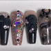 Black Rose Press On Nails
