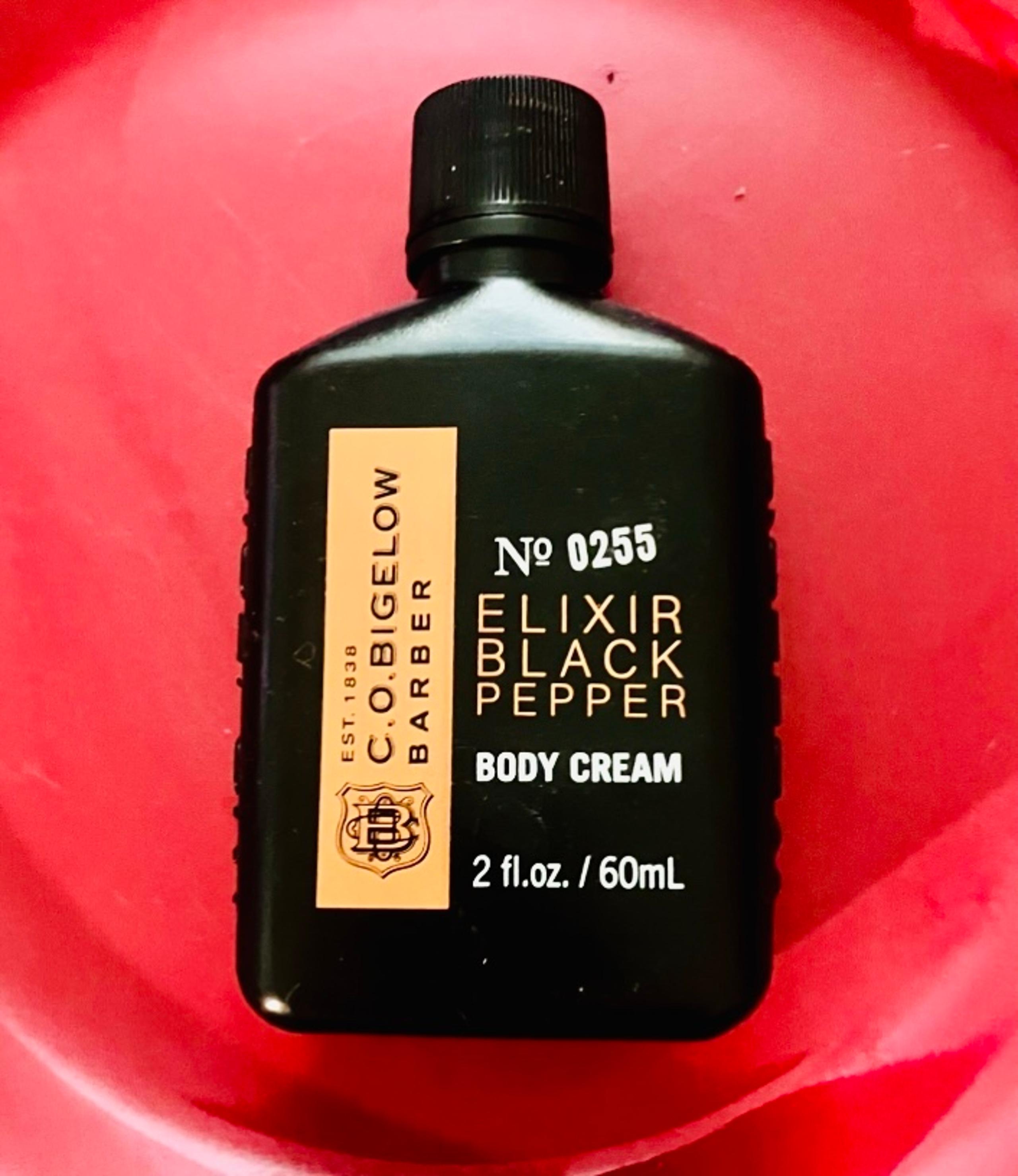 C.O.BIGELOW BLACK PEPPER ELIXIR BODY CREAM